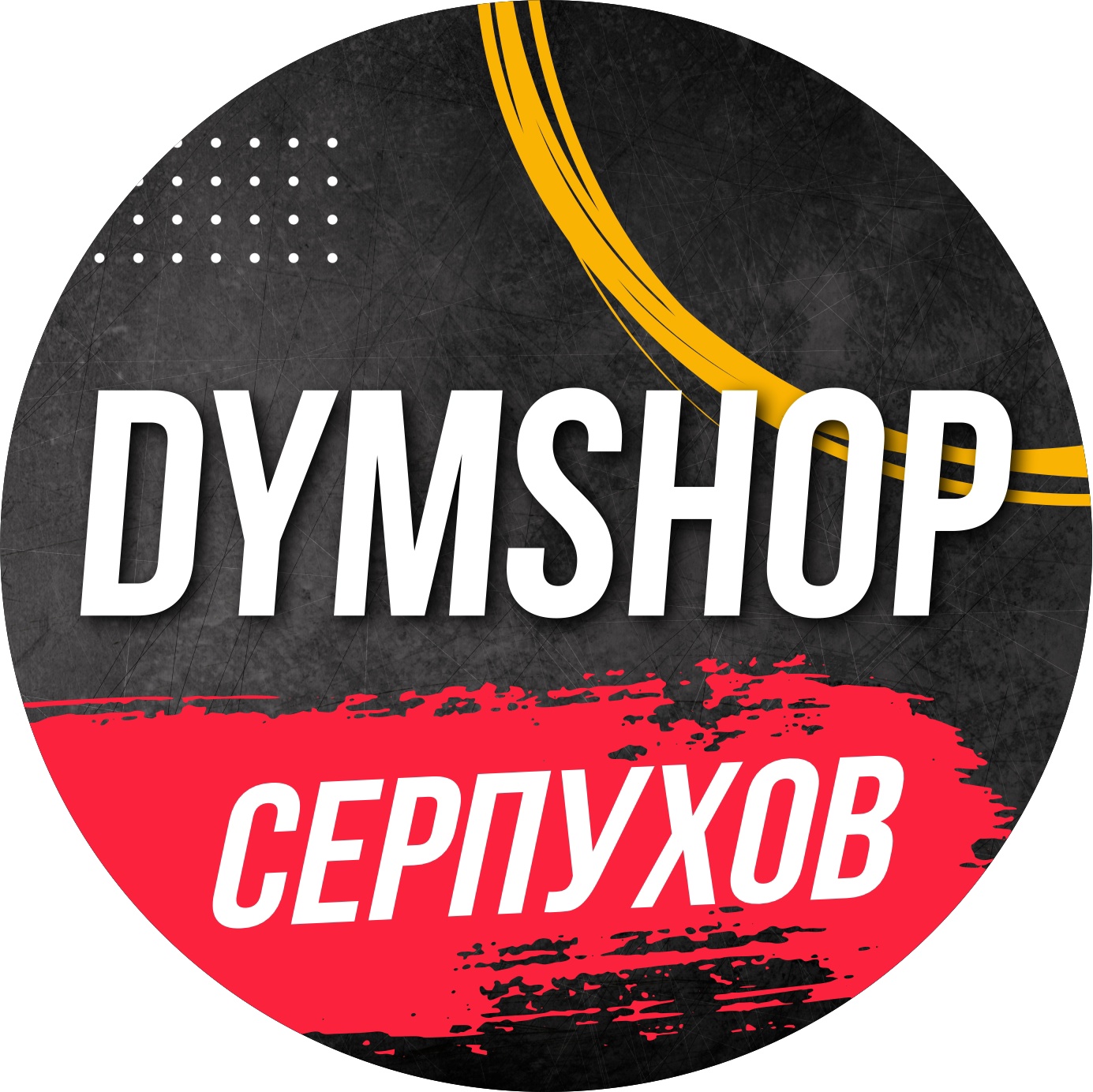 Dymshop. Dymshop logo.